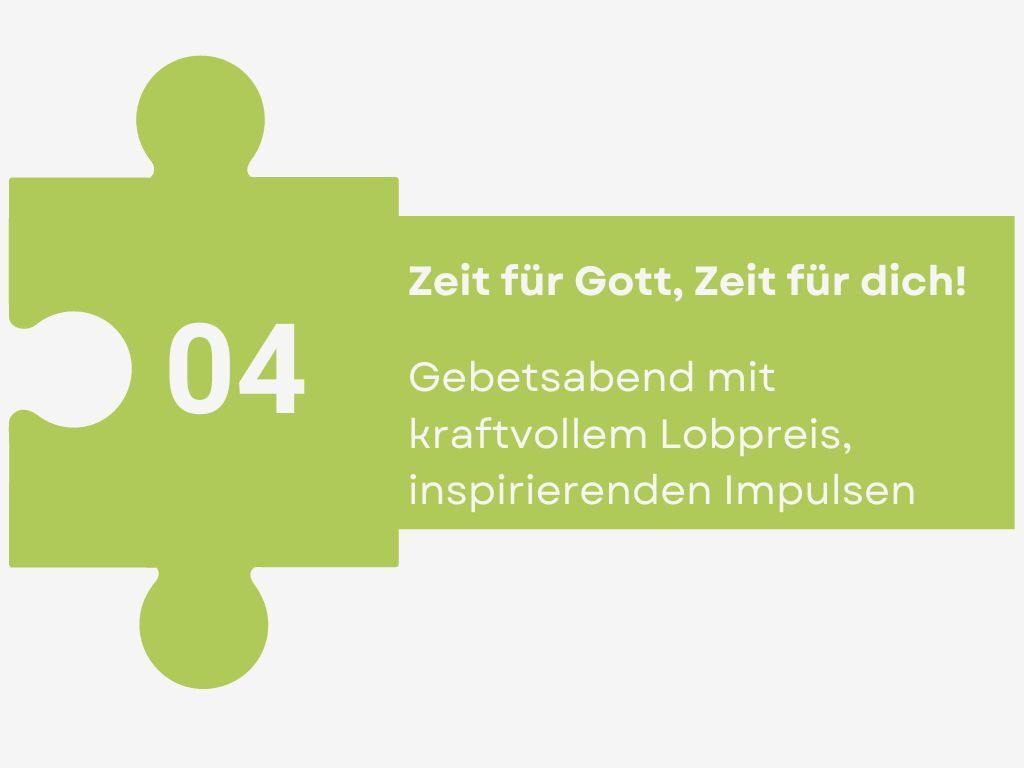 "Zeit für Gott, Zeit für dich!" (2/5)