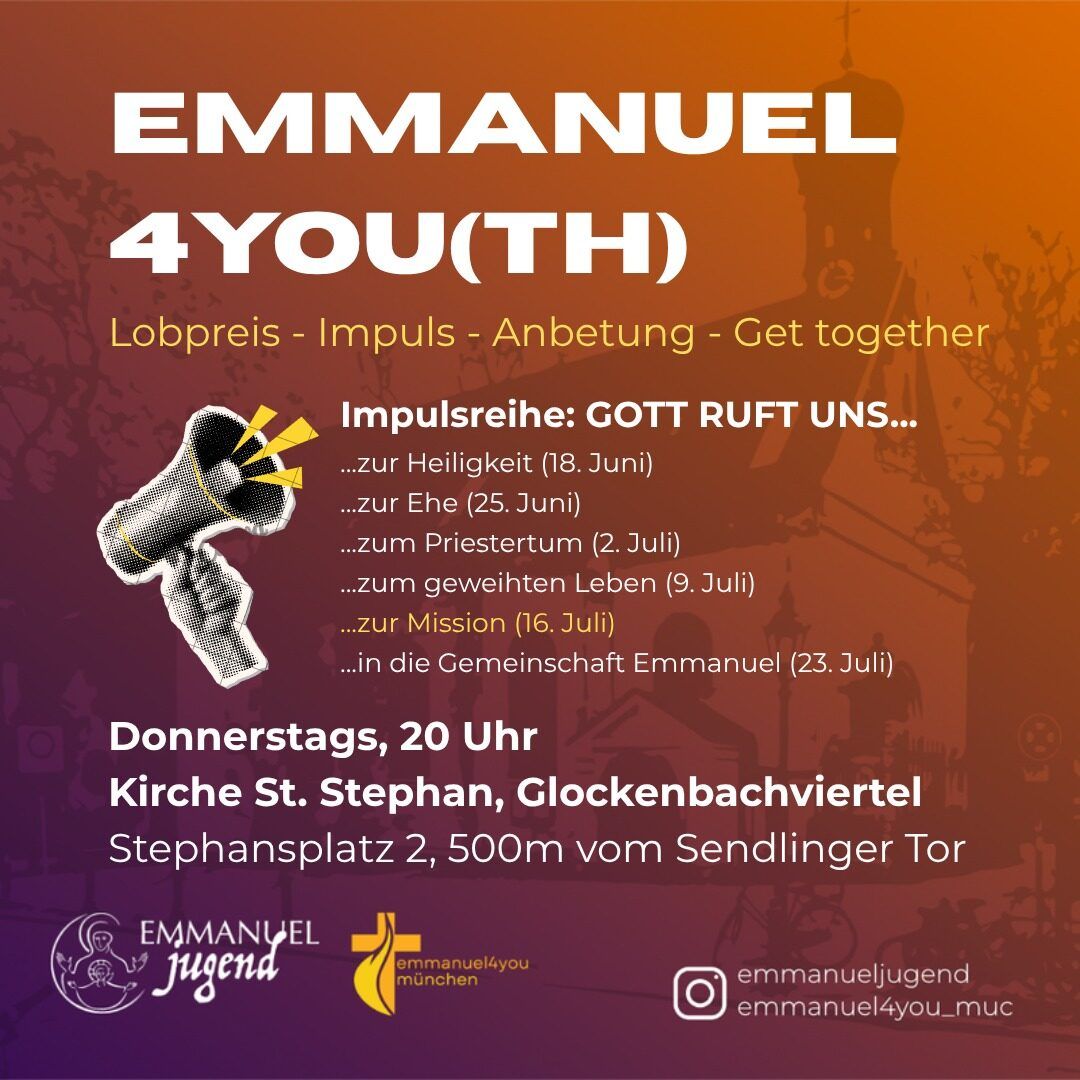 emmanuel4you(th) - Jugendgebetsabend