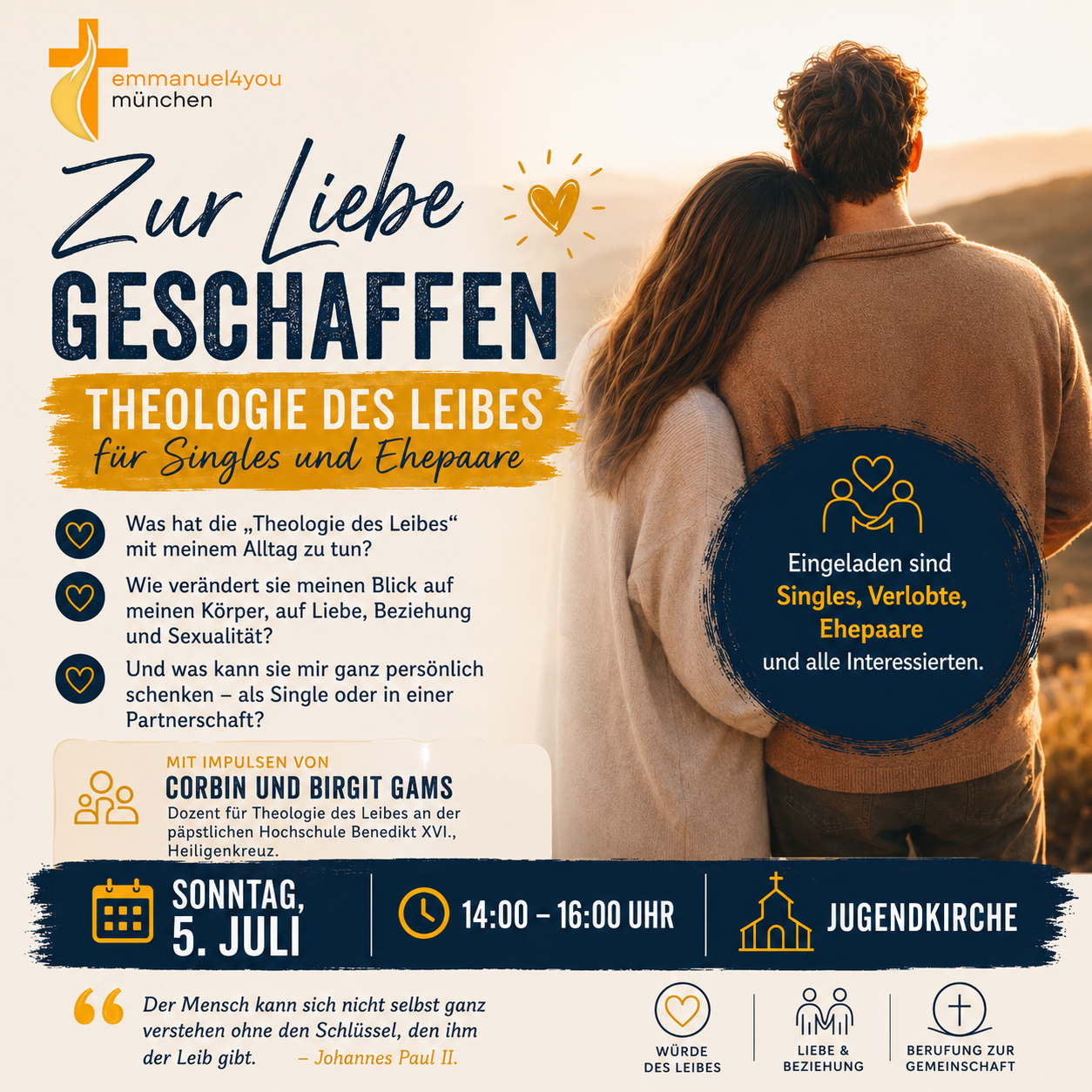 Theologie des Leibes - für Singles und Paare