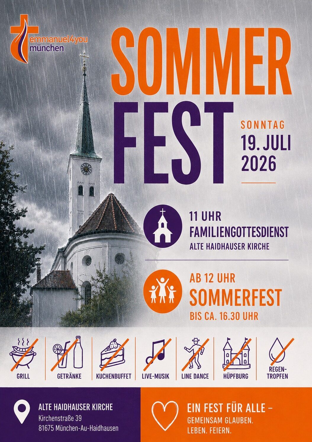 Sommerfest FÄLLT AUS!