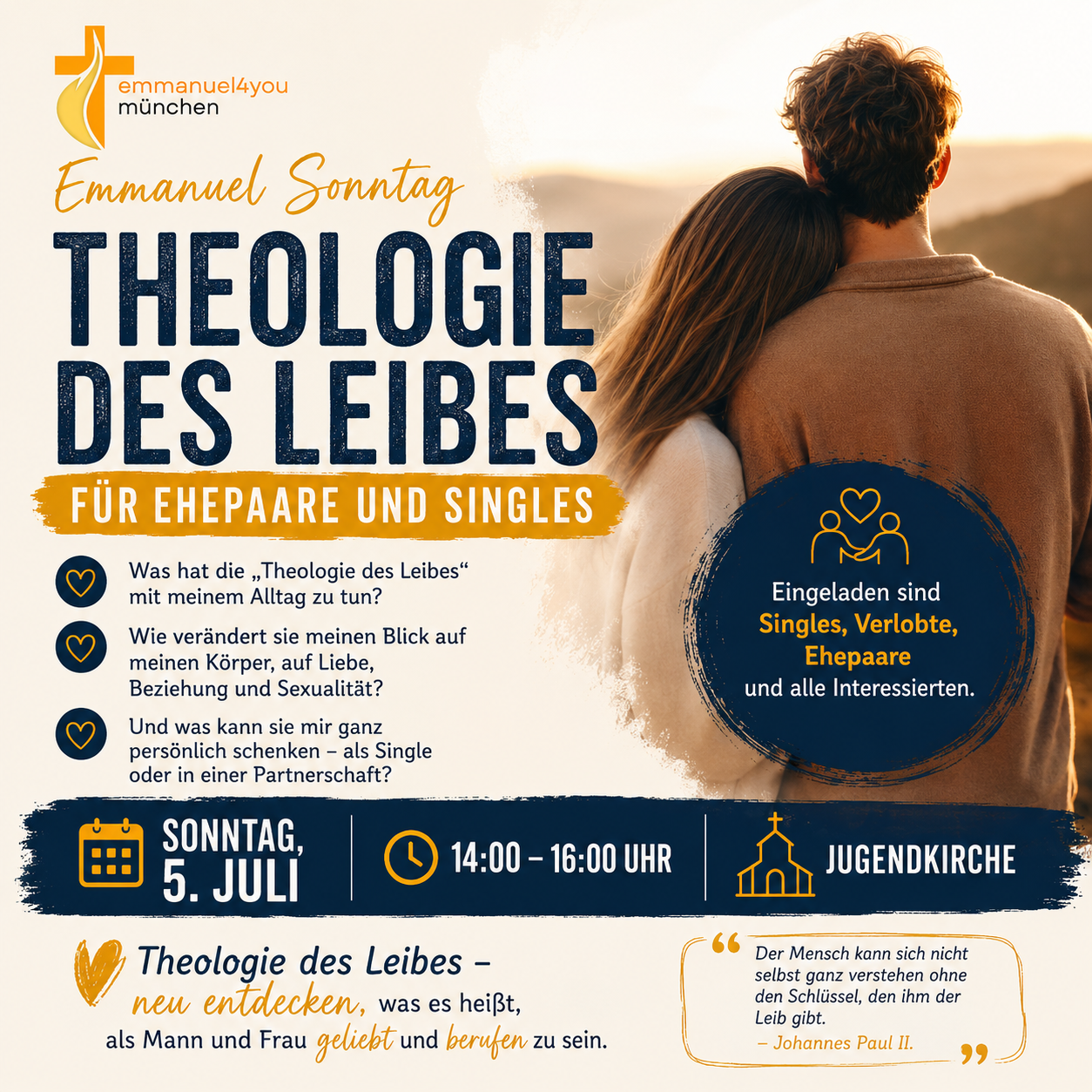 Theologie des Leibes - für Singles und Paare